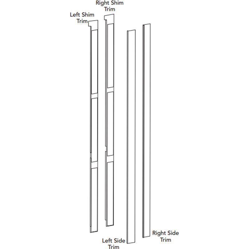 Viking Refrigeration Accessories Trim Kit STKRVRFSS IMAGE 1