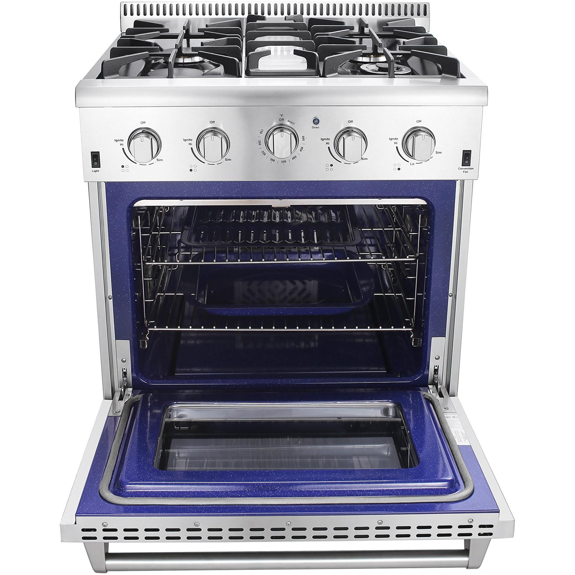Thor Kitchen 30-inch Freestanding Gas Range with Convection Technology HRG3080U IMAGE 2