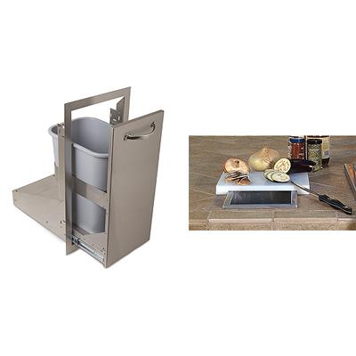 Artisan Outdoor Kitchen Components Trash Center/Drawer ARTP-PWC IMAGE 1