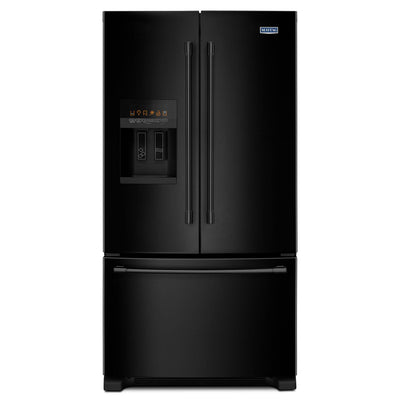 Maytag 36-inch, 25 cu. ft. French 3-Door Refrigerator with Ice and Water MFI2570FEB IMAGE 1