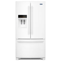 Maytag 36-inch, 25 cu. ft. French 3-Door Refrigerator with Ice and Water MFI2570FEW IMAGE 1