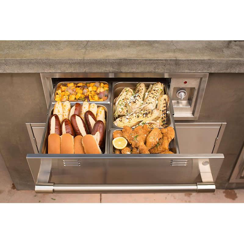 Alfresco Outdoor Kitchen Components Food Warmer AXEWD-30 IMAGE 1