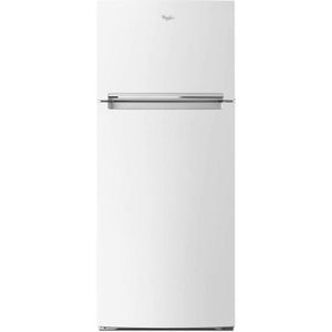 Whirlpool 28-inch, 17.64 cu. ft. Top Freezer Refrigerator WRT518SZFW IMAGE 1