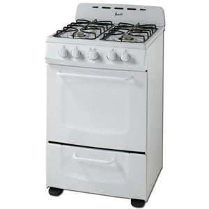 Avanti 24-inch freestanding gas range GRO24P0W IMAGE 1