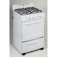 Avanti 24-inch freestanding gas range GRO24P0W IMAGE 2