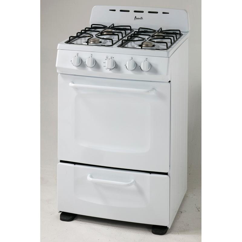 Avanti 24-inch freestanding gas range GRO24P0W IMAGE 3