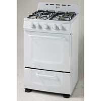 Avanti 24-inch freestanding gas range GRO24P0W IMAGE 3