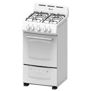 Avanti 20-inch Freestanding Gas Range GRO20P0W IMAGE 1