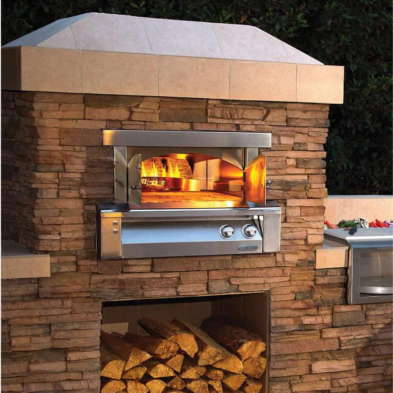 Alfresco Natural Gas AXE Built-in Outdoor Pizza Oven AXE-PZA-BI-NG IMAGE 2