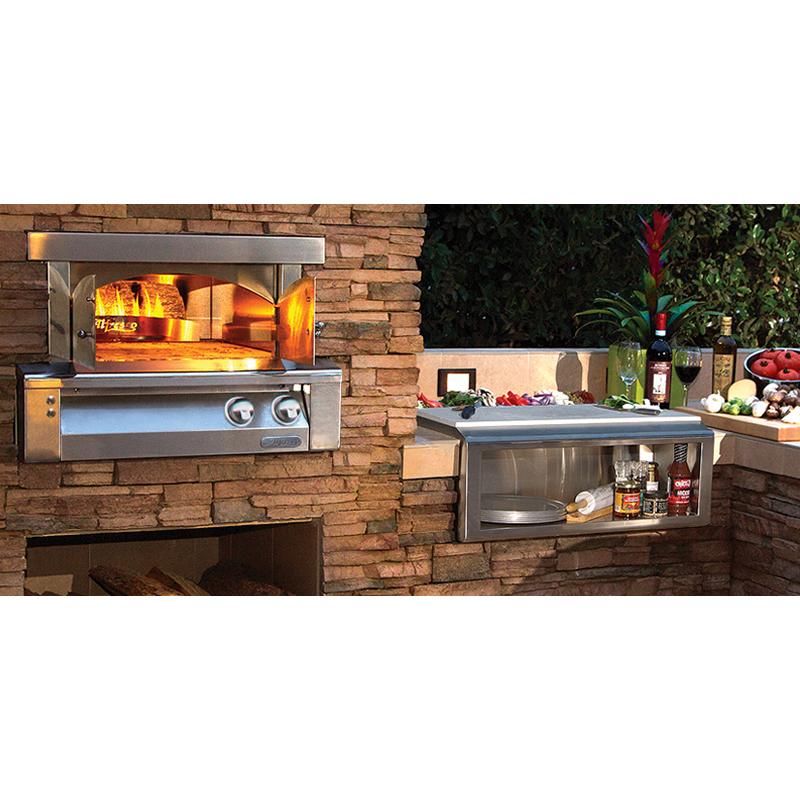 Alfresco Natural Gas AXE Built-in Outdoor Pizza Oven AXE-PZA-BI-NG IMAGE 5
