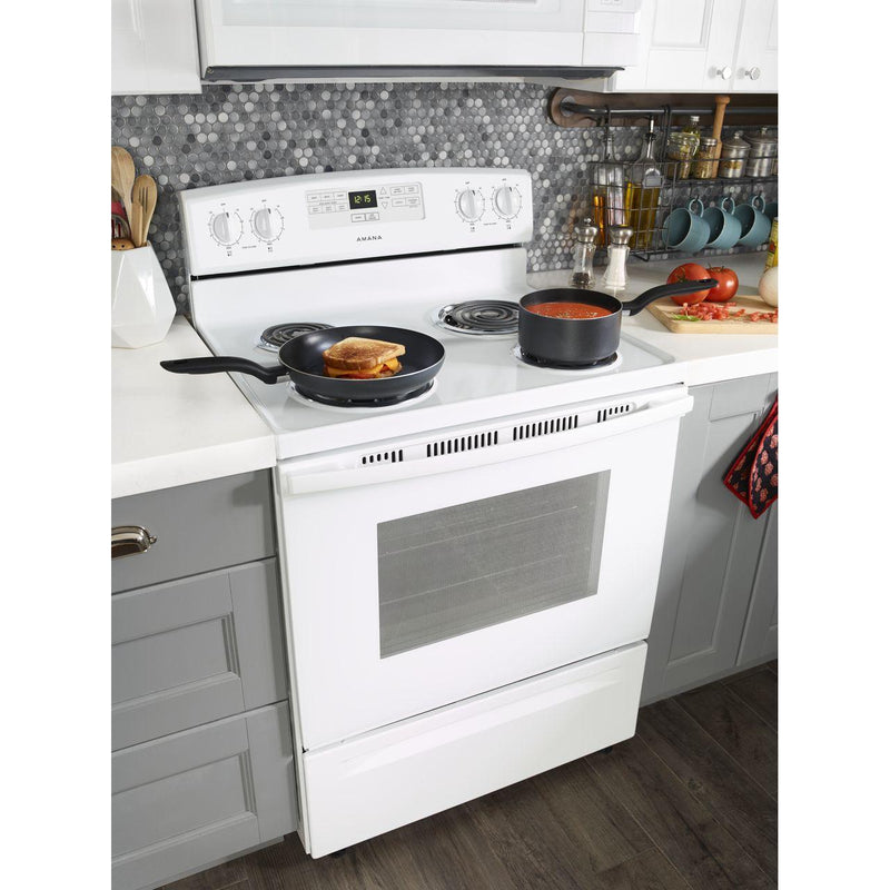 Amana 30-inch Freestanding Electric Range YACR4303MFW IMAGE 7