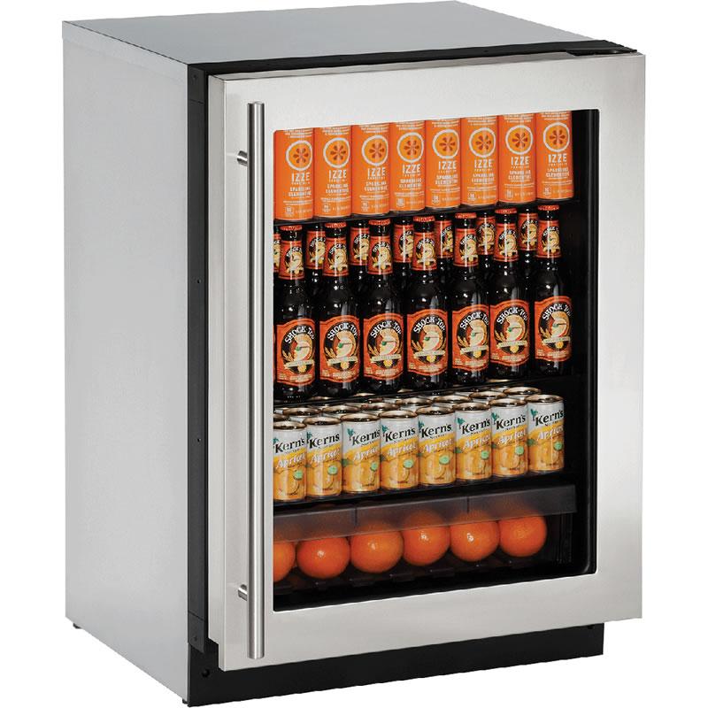 U-Line Refrigerators Compact U-2224RGLS-00B IMAGE 1