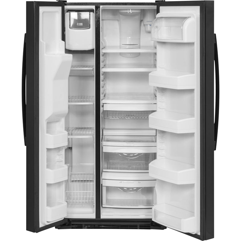 GE 33-inch, 23.2 cu. ft. Side-by-Side Refrigerator with Ice and Water GSS23GGKBB IMAGE 2