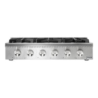 Thor Kitchen 36-inch Gas Rangetop HRT3618U IMAGE 1
