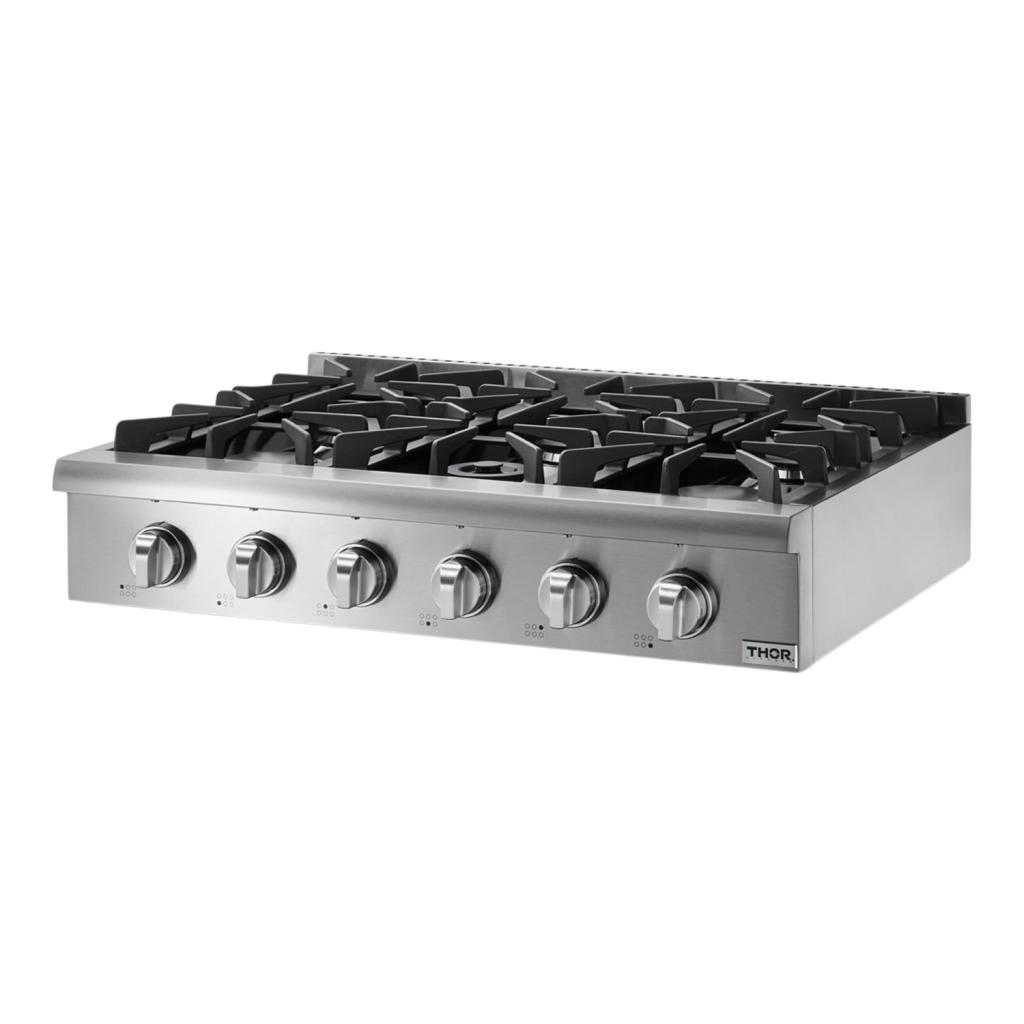 Thor Kitchen 36-inch Gas Rangetop HRT3618U IMAGE 2
