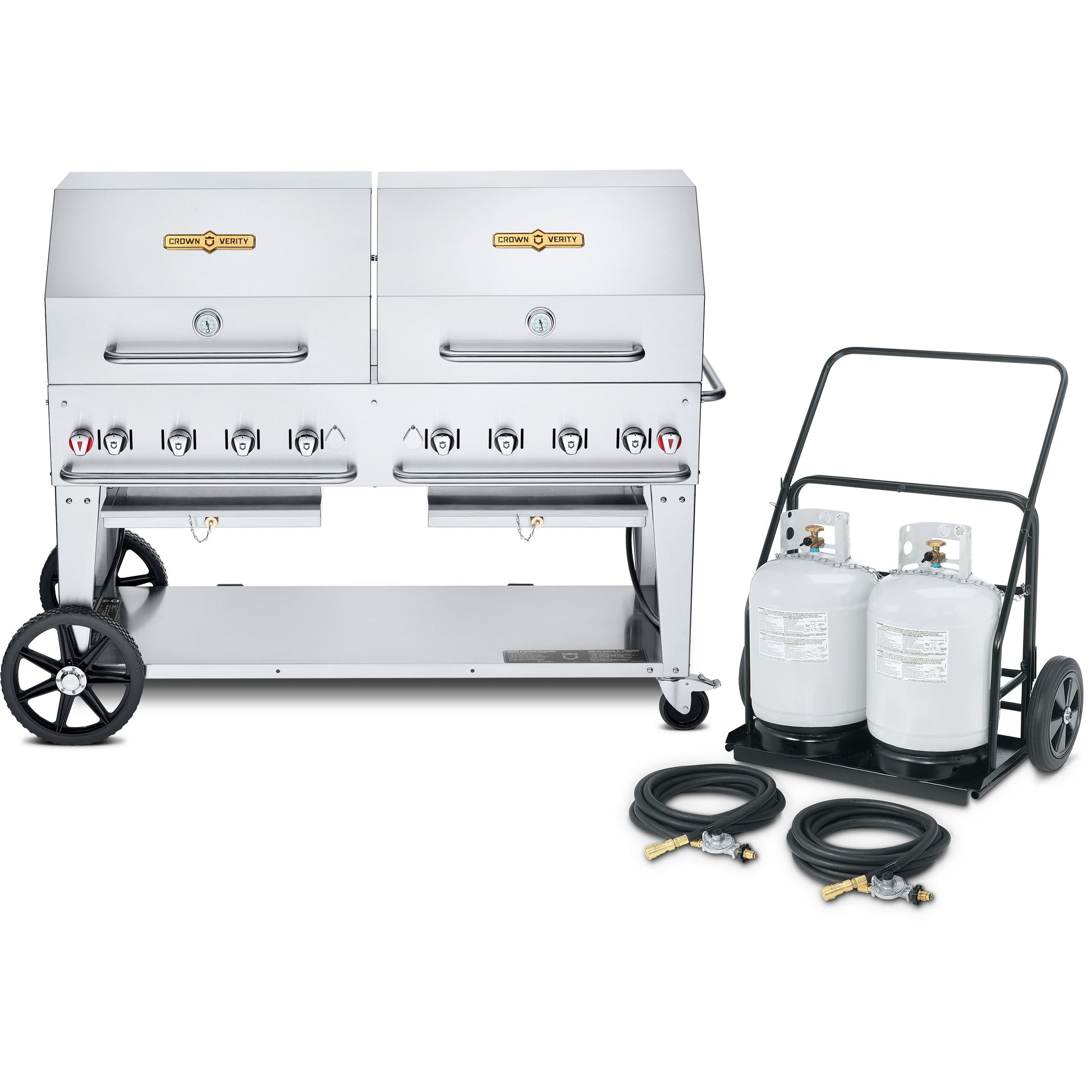 Crown Verity 129,000 BTU Club Series Liquid Propane Gas Grill CV-MCC-60RDP IMAGE 1