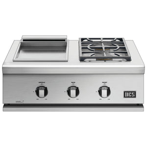 DCS Series 7 Gas Griddle/Side Burner BFGC-30BGD-N IMAGE 1