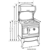 Elmira Stove Works 30-inch Freestanding Electric Range 1850-ST-C-R IMAGE 3