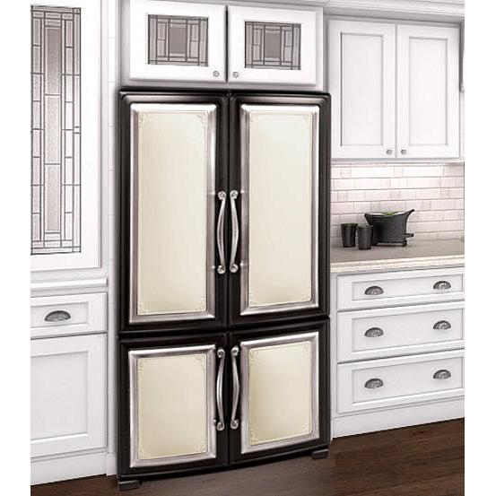 Elmira Stove Works Refrigerators French 3-Door 1899-XA IMAGE 2