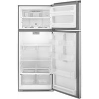 Whirlpool 28-inch, 17.64 cu. ft. Top Freezer Refrigerator WRT518SZFG IMAGE 3