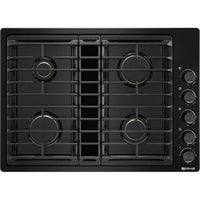JennAir 30-inch Built-In Gas Cooktop with Downdraft Ventilation System JGD3430GB IMAGE 1