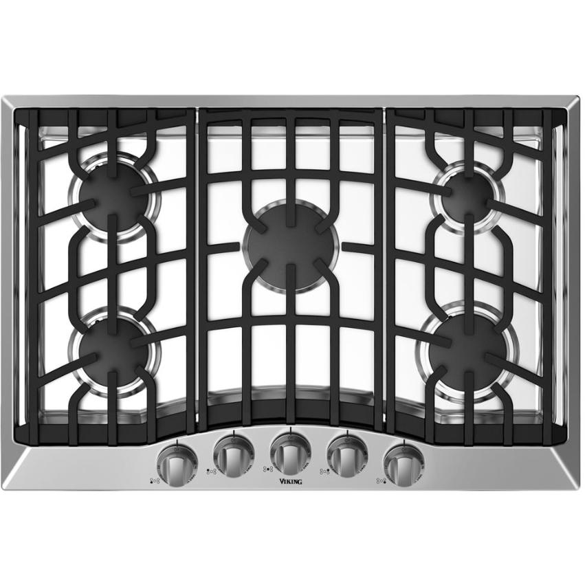 Viking 36-inch Built-In Gas Cooktop RVGC3361-5BSSLP IMAGE 1