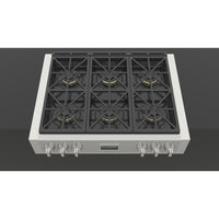 Fulgor Milano 36-inch Buit-in Gas Rangetop with 6 Burners F6GRT366S1 IMAGE 7