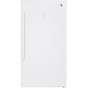 GE 14.1 cu. ft. Upright Freezer with LED Lighting FUF14DLRWW IMAGE 1