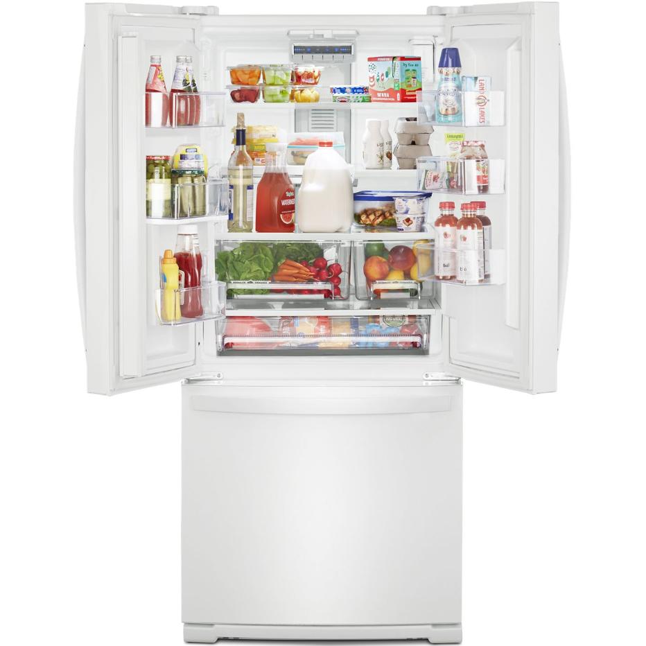 Whirlpool 30-inch, 19.68 cu. ft. French 3-Door Refrigerator WRF560SMHW IMAGE 2