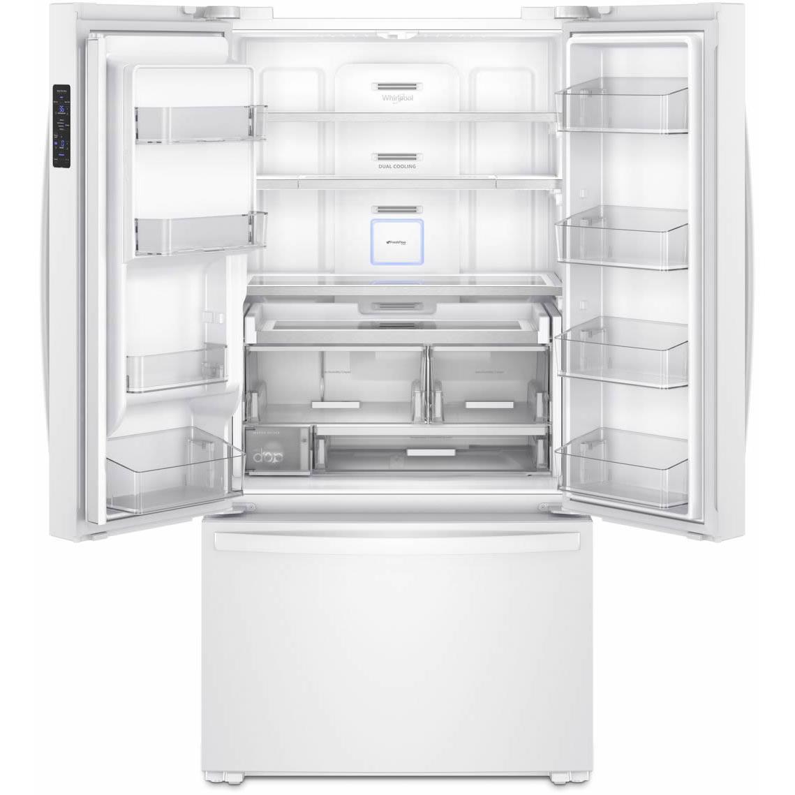 Whirlpool 36-inch, 23.8 cu. ft. Counter-Depth French 3-Door Refrigerator WRF954CIHW IMAGE 3