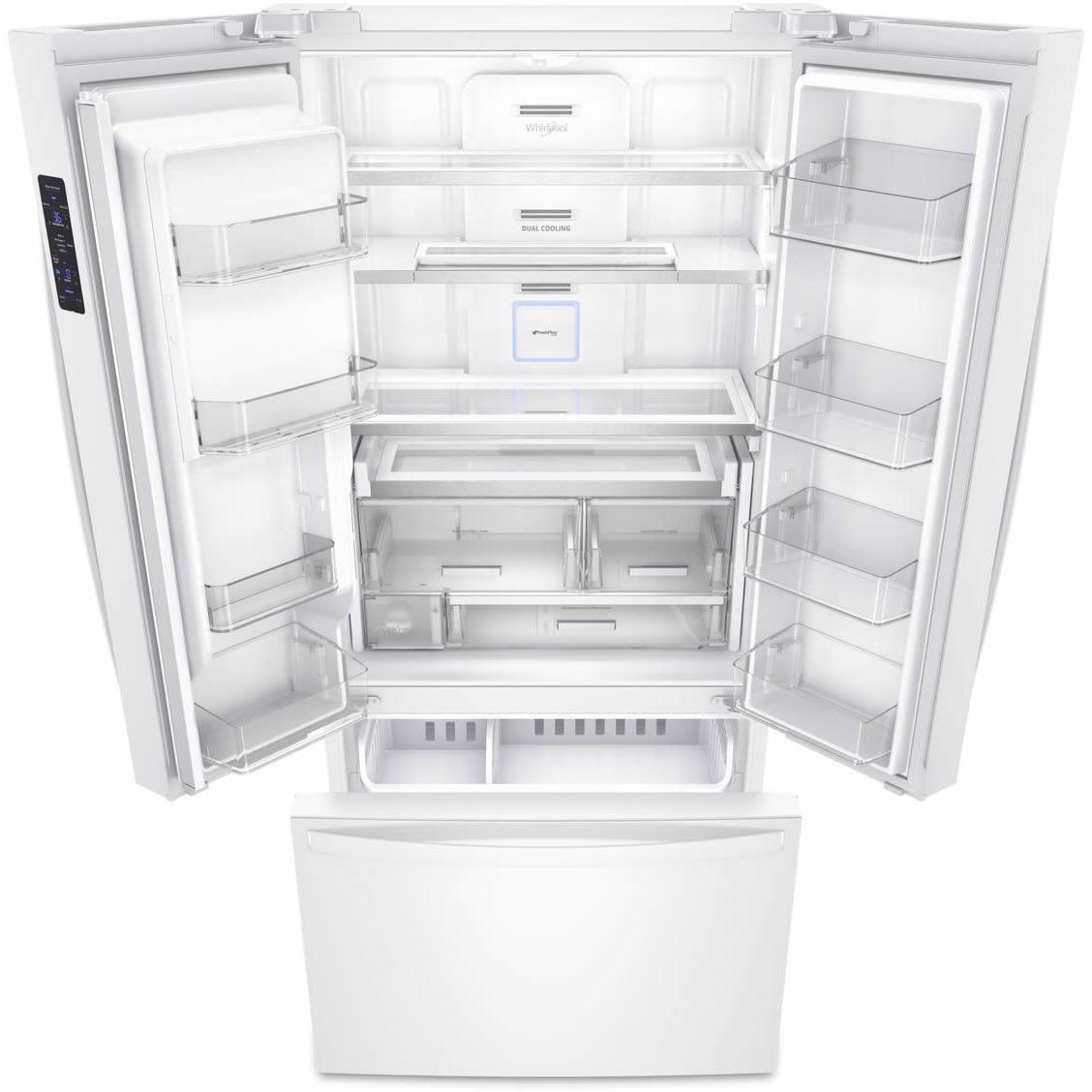 Whirlpool 36-inch, 23.8 cu. ft. Counter-Depth French 3-Door Refrigerator WRF954CIHW IMAGE 4