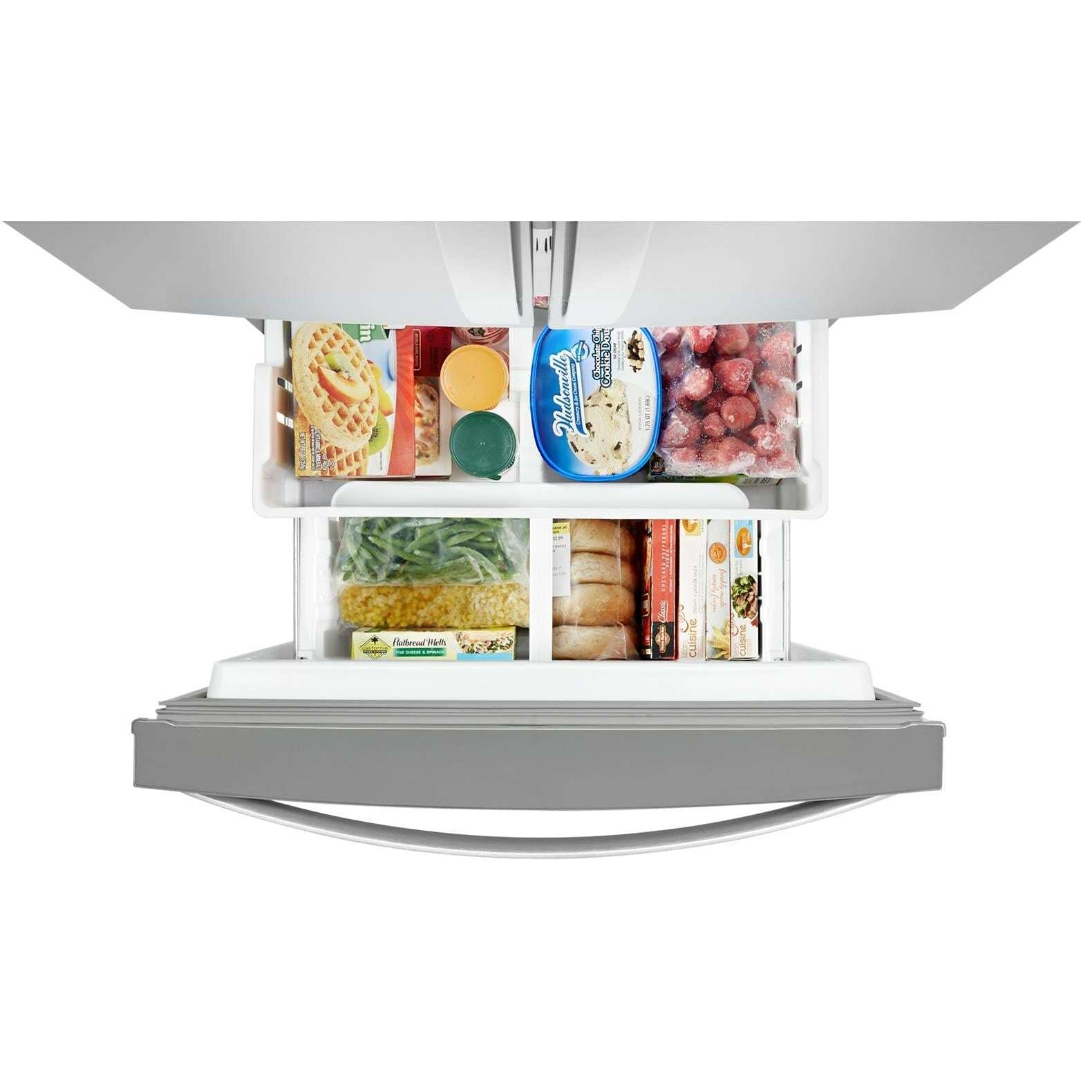 Whirlpool 30-inch, 19.68 cu.ft. Freestanding French 3-Door Refrigerator with FreshFlow™ Air Filter WRF560SFHZ IMAGE 6