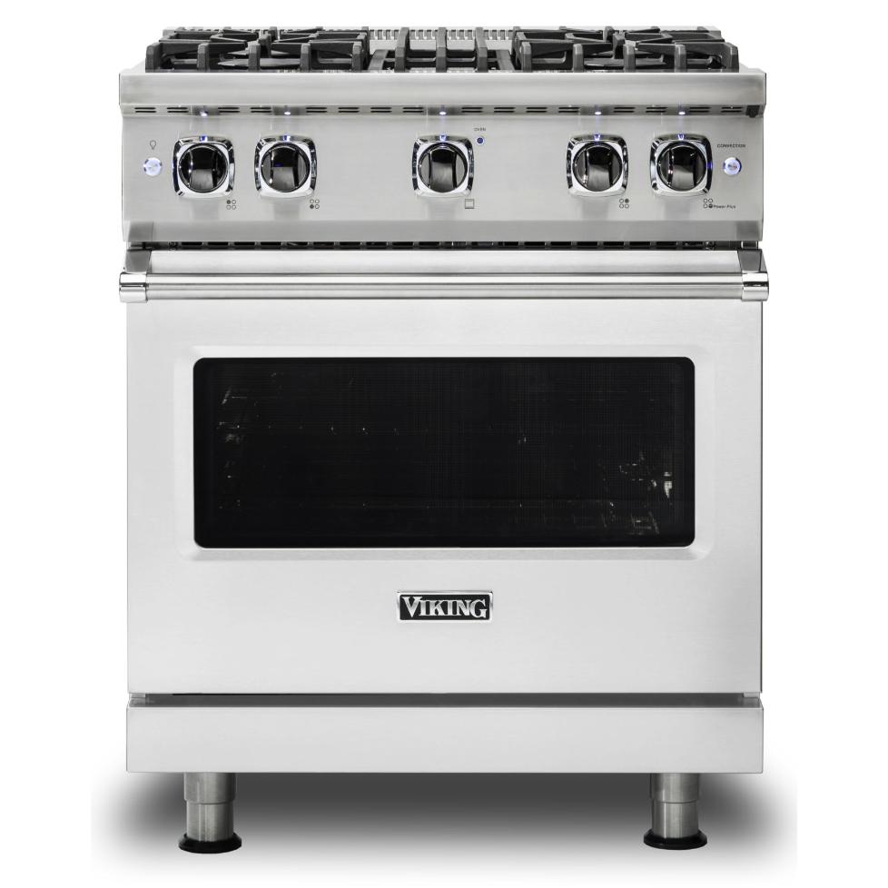 Viking 30-inch Freestanding Gas Range with VariSimmer™ VGR530-4BSS IMAGE 1