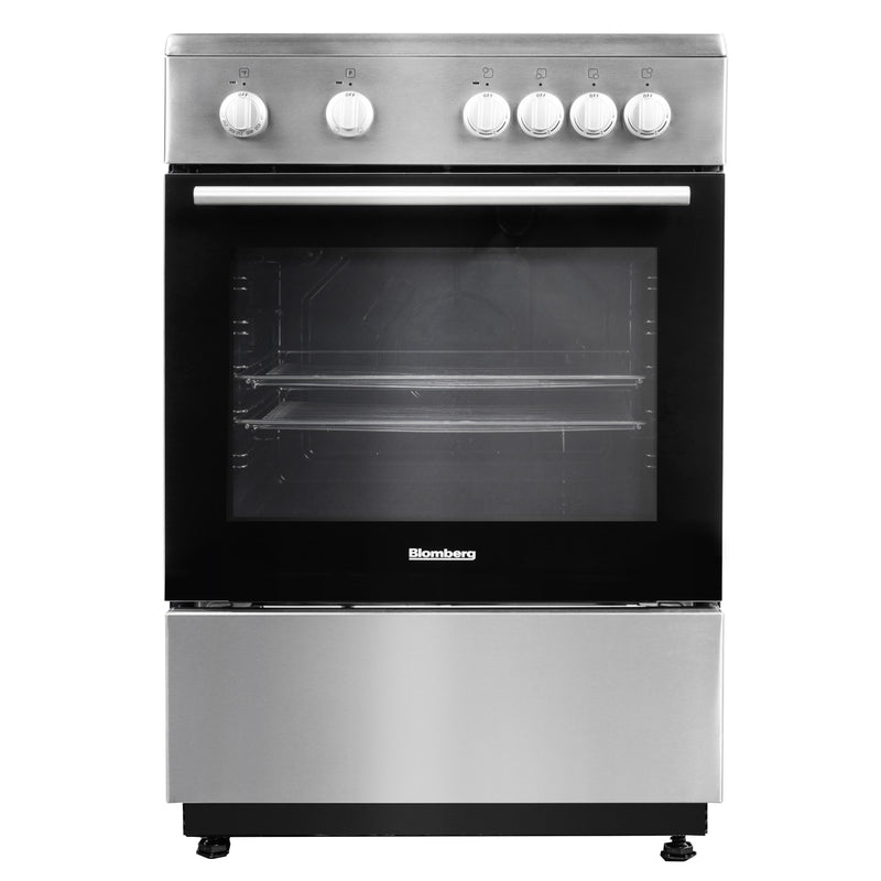Blomberg 24-inch Freestanding Electric Range with 4 Cooking Zones BERC24202SS IMAGE 1