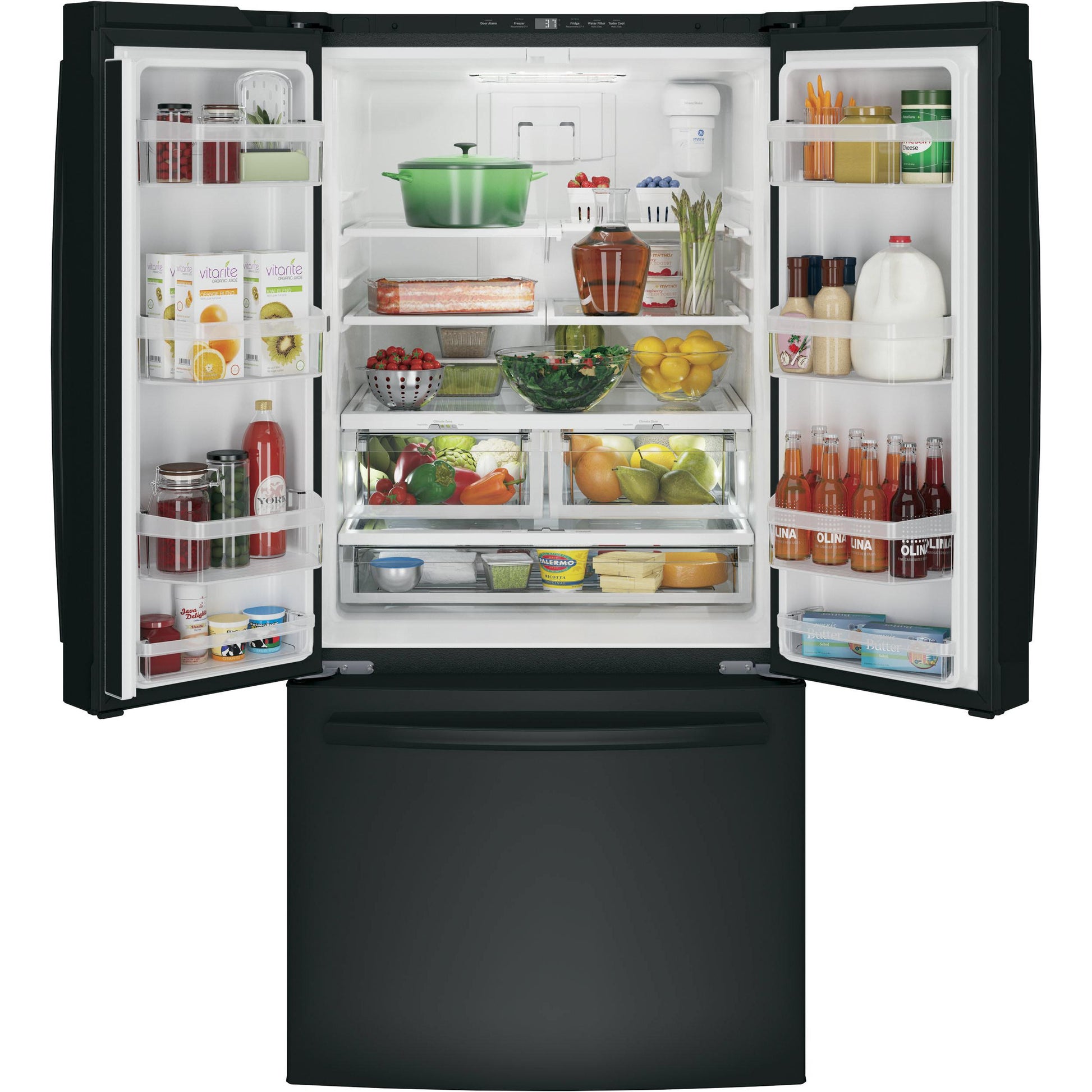 GE Refrigerators French 3-Door GWE19JGLBB IMAGE 3