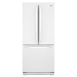 Whirlpool 30-inch, 19.68 cu.ft. Freestanding French 3-Door Refrigerator with FreshFlow™ Air Filter WRF560SFHW IMAGE 1