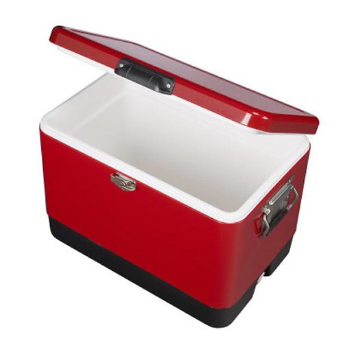 Retro Cooler Coolers and Accessories Coolers RTO54 Red Retro Camper IMAGE 2