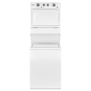 Whirlpool Stacked Washer/Dryer Electric Laundry Center YWET4027HW IMAGE 1