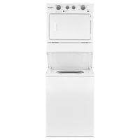 Whirlpool Stacked Washer/Dryer Electric Laundry Center YWET4027HW IMAGE 2