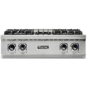 Viking 30-inch Gas Rangetop with TruPower Plus™ Burner VRT530-4BSS IMAGE 1