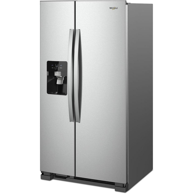 Whirlpool 36-inch, 24.5 cu. ft. Freestanding Side-by-Side Refrigerator with Exterior Ice and Water Dispenser with EveryDrop™ Water Filtration WRS335SDHM IMAGE 2