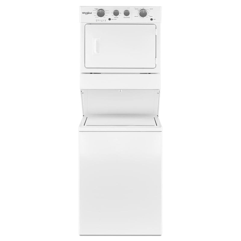 Whirlpool Stacked Washer/Dryer Gas Laundry Center WGT4027HW IMAGE 1