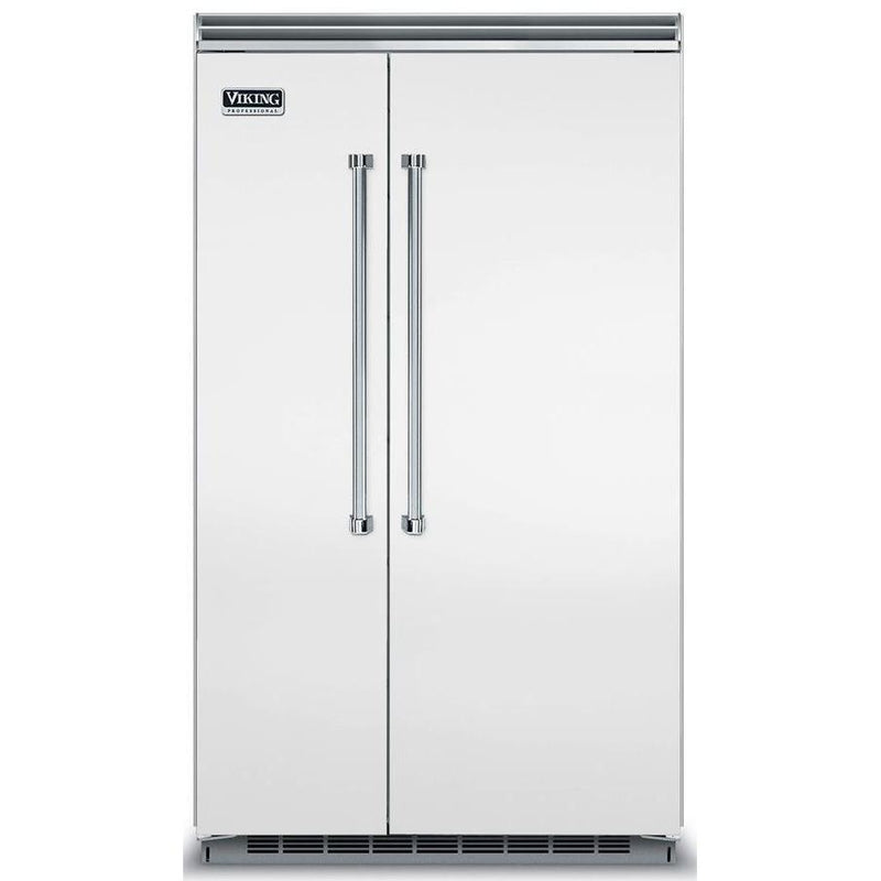 Viking 48-inch, 29.05 cu.ft. Built-in Side-by-Side Refrigerator with Internal Automatic Ice Machine VCSB5483SS IMAGE 1