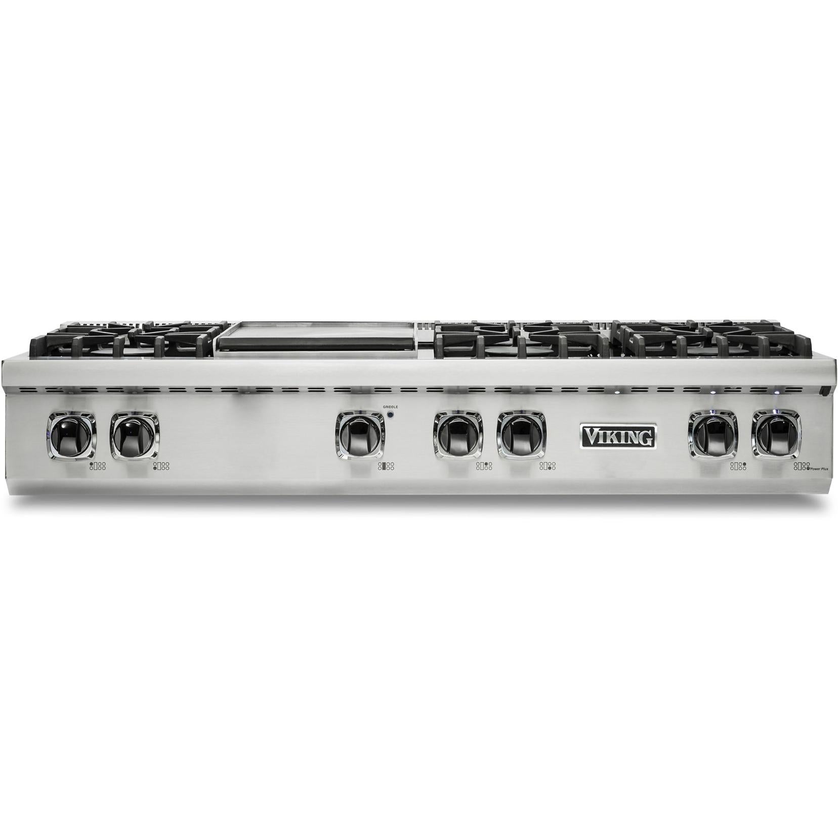 Viking 48-inch Gas Rangetop with TruPower Plus™ Burner VRT548-6GSS IMAGE 1