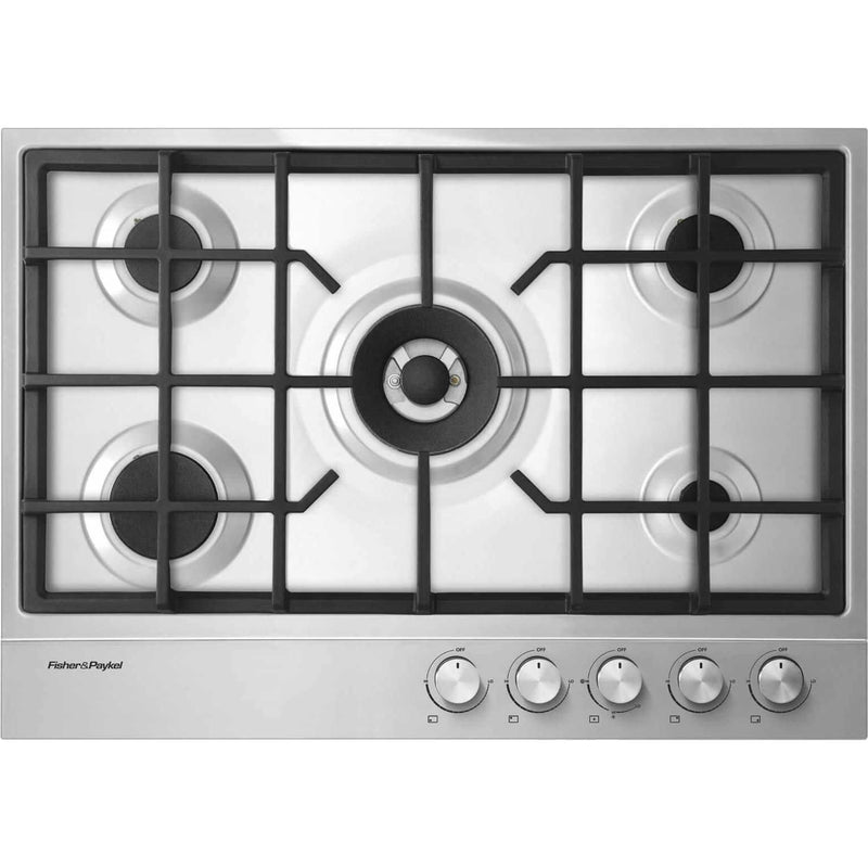Fisher & Paykel 30-inch Built-in Gas Cooktop with Innovalve™ Technology CG305DNGX1 N IMAGE 1