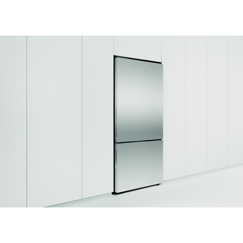 Fisher & Paykel 32-inch, 17.6 cu. ft. Counter-Depth Bottom Freezer Refrigerator with ActiveSmart™ RF170BRPX6 N IMAGE 2