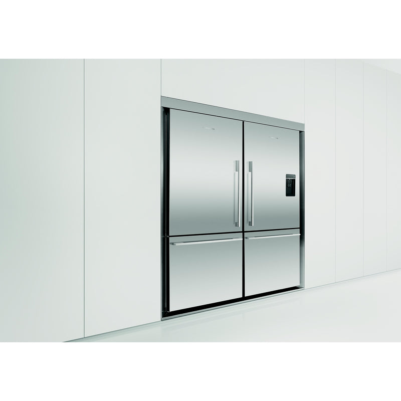 Fisher & Paykel 31-inch, 17.1 cu. ft. Counter-Depth Bottom Freezer Refrigerator with ActiveSmart™ RF170WDLX5 N IMAGE 5