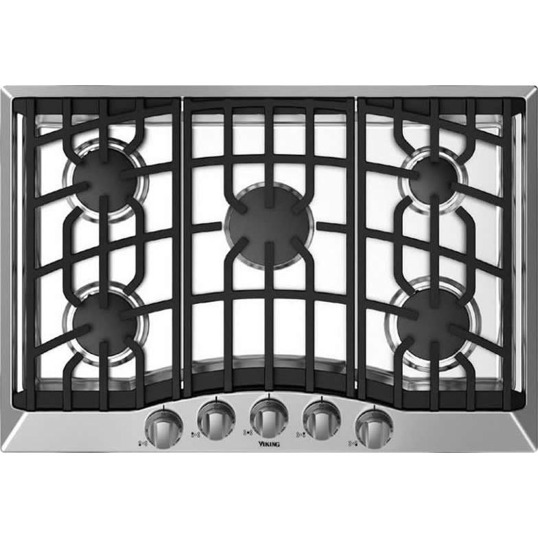 Viking 30-inch Built-in Gas Cooktop RVGC330-15BSSLP IMAGE 1