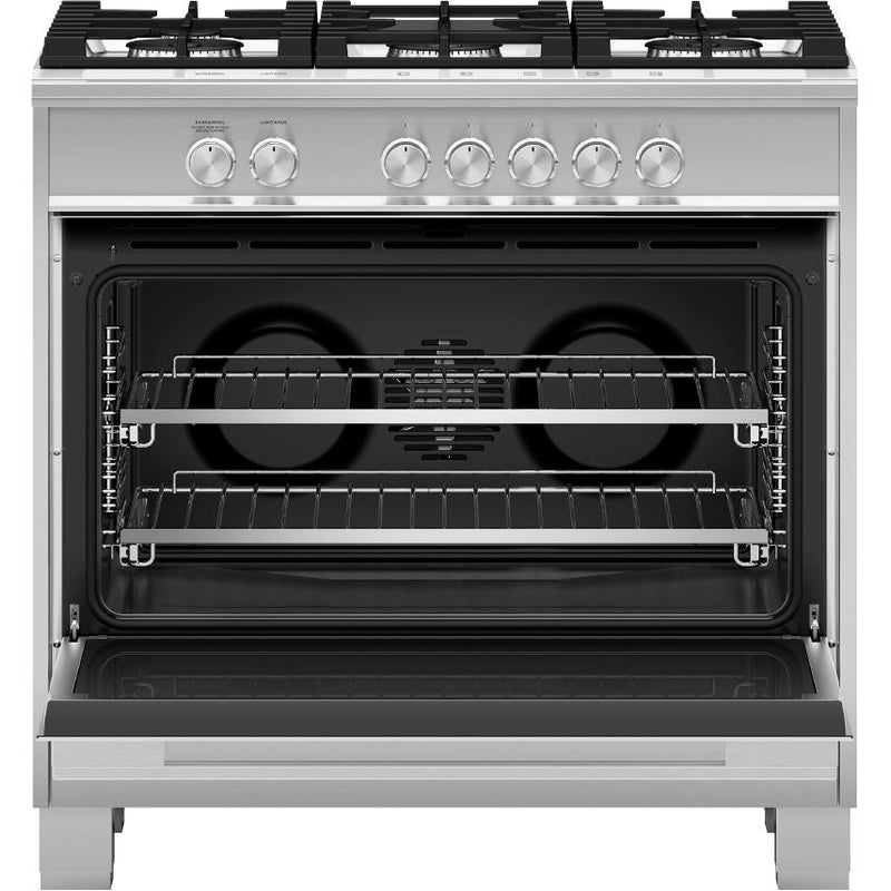 Fisher & Paykel 36-inch Freestanding Gas Range with AeroTech™ Technology OR36SDG4X1 IMAGE 2