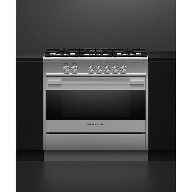 Fisher & Paykel 36-inch Freestanding Gas Range with AeroTech™ Technology OR36SDG4X1 IMAGE 4